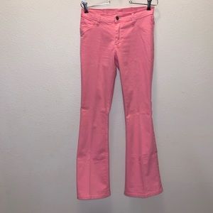 Sigabya Cotton Candy pink western flare jeans